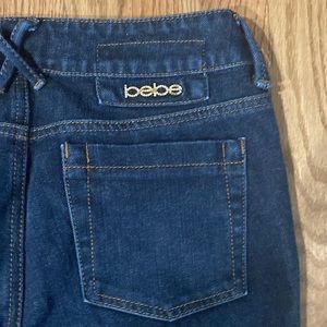 Bebe dark wash jeans - fox skinny style